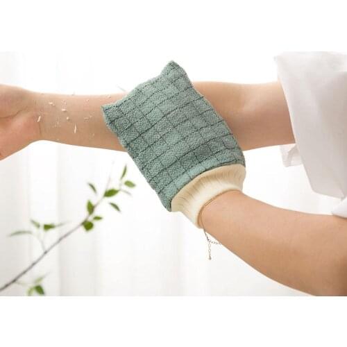 Bath Glove Brushes Massage Scrubber Body Wash Gloves Spa Towel Foaming Exfoliating Dead Skin Remover Shower Accessory