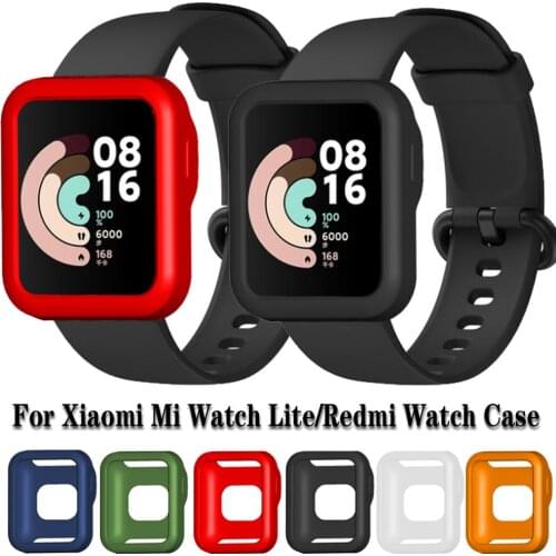 For Xiaomi Mi Watch Lite Case Shockproof Plastic Protective Cover Hard PC Protector Shell Frame For Redmi watch