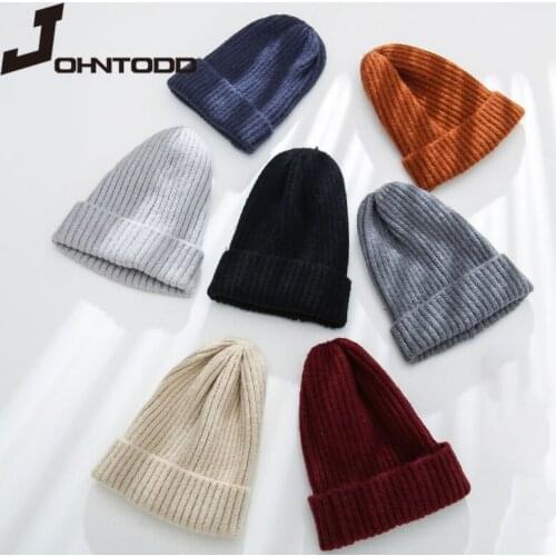 Unisex Hat Knitted Label Hat Womens Beaunes Winter Breathable Mens Gorras Simple Hat Warm Solid Casual Ladies Beanie red hat