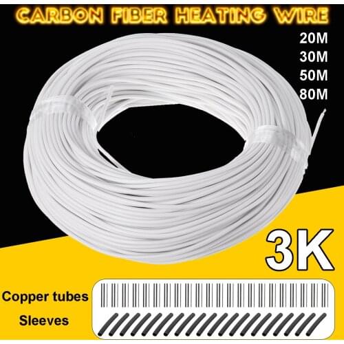 Silicone Rubber Carbon Fiber Heating Cable Heating Wire Special Heating Cable