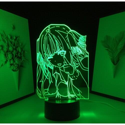 The Quintessential Quintuplets Nino Nakano Anime LED Night Light for Birthday Gift Bedroom Decor Nightlight 3D Lamp Nino Nakano