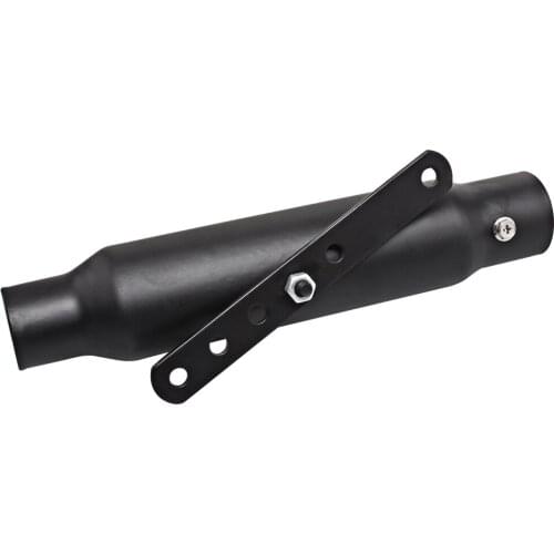 Universal Motorcycle 12" Shorty Exhaust Pipe Muffler Exhaust Tip Vintage Rear Pipe Tail Tube For Harley Custom