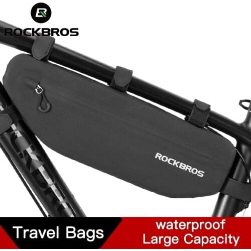 ROCKBROS Cycling Bicycle Bags Top Tube Front Frame Bag Waterproof MTB Road Triangle Pannier Dirt-resistant Bike Accessories Bags