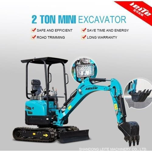 2 Ton Chinese Mini Excavators Afforestation Project Diesel Digger Great-Quality Product For Sale
