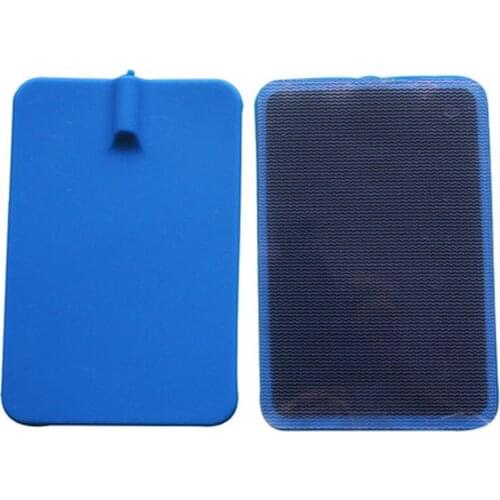 20PCS/10pcs 7*11cm EMS/TENS Reusable Replacement rectangular Rubber Pads - Carbon Flex Electrodes pad (large) for Microcurrent