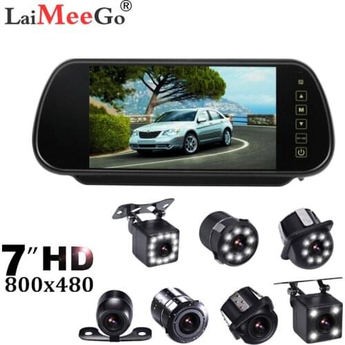 7 Inch TFT LCD Touch Screen Bluetooth Car Camera MP5 Player FM Transmitter Rear View Monitor