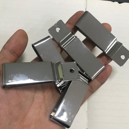 AINOMI baby carrier accessory Spring Holster Belt Clip Nickel 7/8" x 3" 1240-00 Steel Metal Clip Cash Clamp