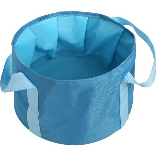 Traveling Collapsible Camping Bucket 16L Large Capacity Portable Travel Folding Water Container Wash Basin Barrels Jerribag