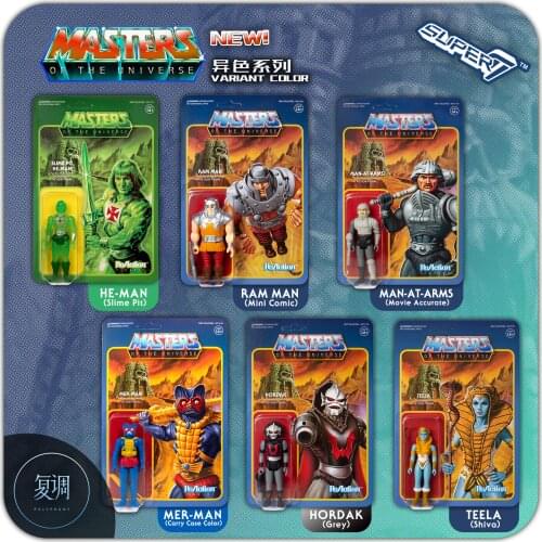 3.75inch Super7 He-Man and the Masters of the Universe Action figures doll Collectible Model toy