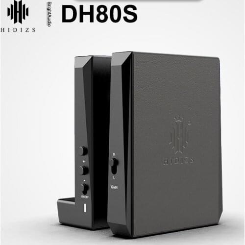 Hidizs DH80 DH80S ESS9281C PRO Chip Portable Balanced DAC AMP Headphone Amplifier Support MQA DSD128 3.5+4.4mm Output