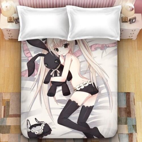 ACG Series Duvet Cover Set Yosuga No Sora Quilt Cover Otaku Bedding Set Anime Girls Pillowcase Kawaii Bed Comforter Set
