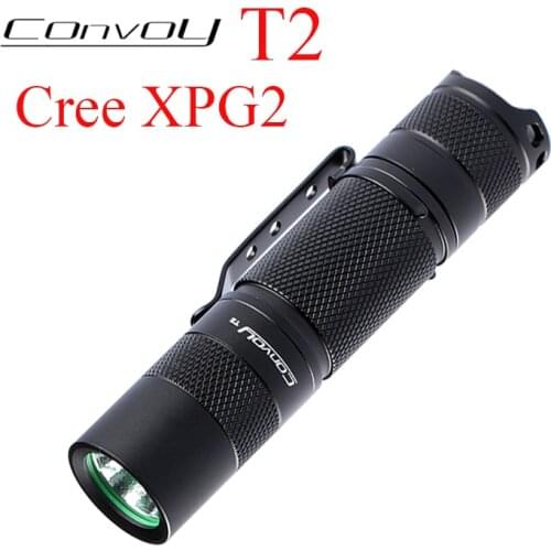 Mini Flashlight Convoy T2 Cree XPG2 LED Inside Flash Light Torch 14500/AA Linterna Fishing Work Light Portable Outside Light