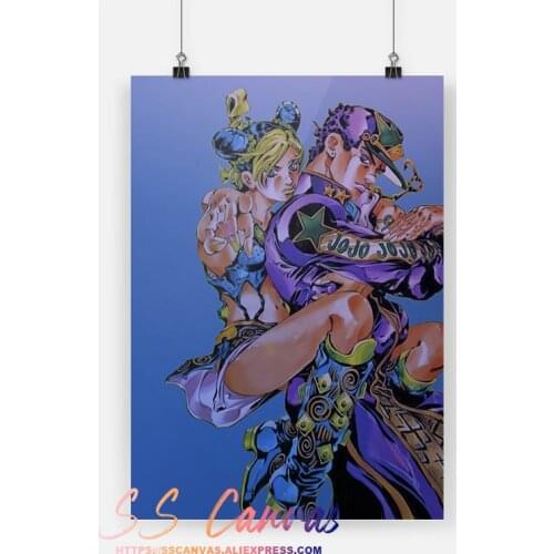 Jotaro Jolyne JoJos Bizarre Canvas Home Decor Poster Pictures Wall Art Bedroom Decoration Study Living Room Prints Painting