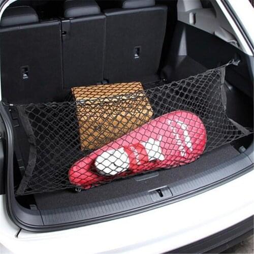 Car Trunk Organizer Rear Cargo Storage Bag Car Styling Trunk Luggage Carrier Auto Storage Pouch Hanging Mesh Net Stowing Tidying
