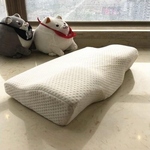 Memory Foam Pillow Orthopedic Sleeping Beding Pillows Butterfly Shaped Ergonomic Cervical Pillow Comfortable Neck protection