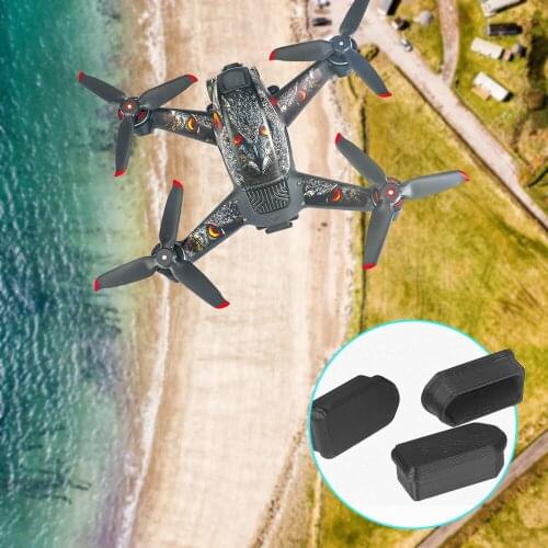 Drone Body Battery Port Protection Cover Dust-Proof Cap For DJI FPV Combo Drone Accessories with Battery Serial Number Sticker