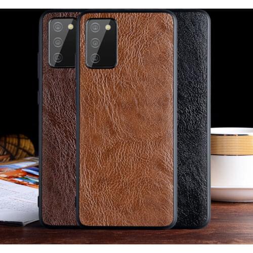 Luxurious leather case for Samsung galaxy A02S with Business design and TPU+PC 2in1 material ,case for samsung galaxy a02s cover