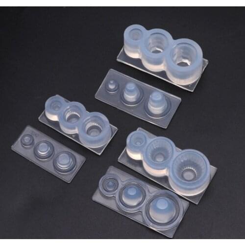 Handmade Small Size 3D Honey Jar Bowl Barrel Bottle Resin Mold Miniture Food Play Bread Toast Poached Egg Silicone Mold