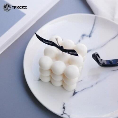 DIY Candles Mould Soy Wax Candle Mold Hand-made Aromatherapy Plaster Candle 3D Silicone Mold Soy Aroma Wax Soap Candles Mold