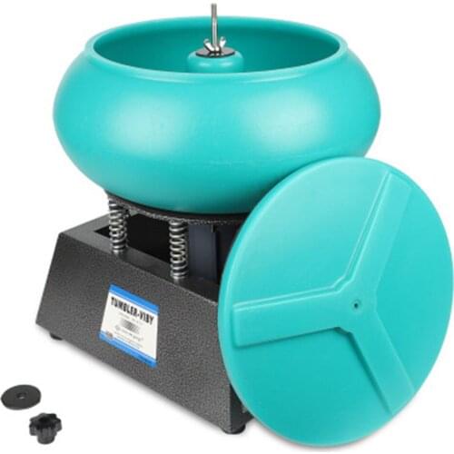 Super Large 17" Vibratory Tumbler Wet Dry Polisher Polishing Machine grinding machine high quality