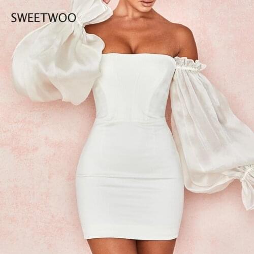 SWEETWOO White Summer Dresses