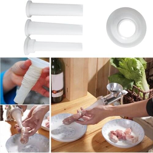 2/3/4pcs/lot Sausage Stuffer Filling Tubes Funnels Nozzles For Sausages Maker Tube