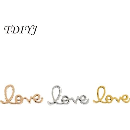 TDIYJ New KEEPER Love Charm Keepers fit for Reversible Leather Wrappable Bracelet as Women Jewelry Gifts 12pcs/lot