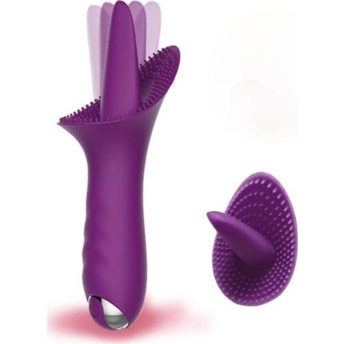 10 Speed Powerful Clitoris stimulator G spot Vibrator Blowjob sex toys Silicone Nipple Vibrator Licking Tongue sex toy for Women