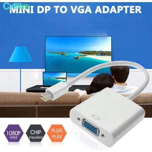 15CM Mini DisplayPort Display Port DP Thunderbolt to Female VGA HD TV Adapter Cable For iMac Mac Mini Mac Pro MacBook Air