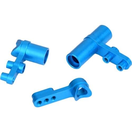 2 colores 3 unids/set aleación de aluminio 122057 servoahorrador de dirección para HSP 1:10 RC modelo coche actualizado RC pieza