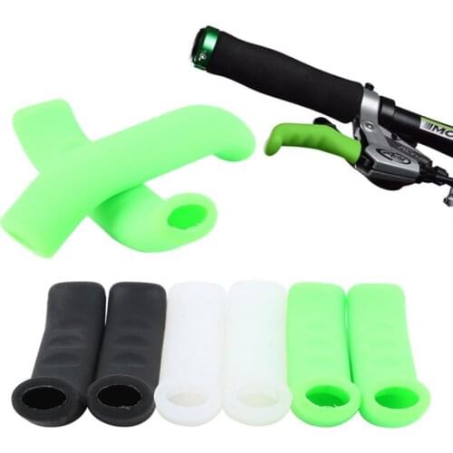 2Pcs Bicycle Brake Handle Cover MTB Bike Folding Bicycle Brake Levers Handle Silicone Protective Cases Outdoor Riding Equipment