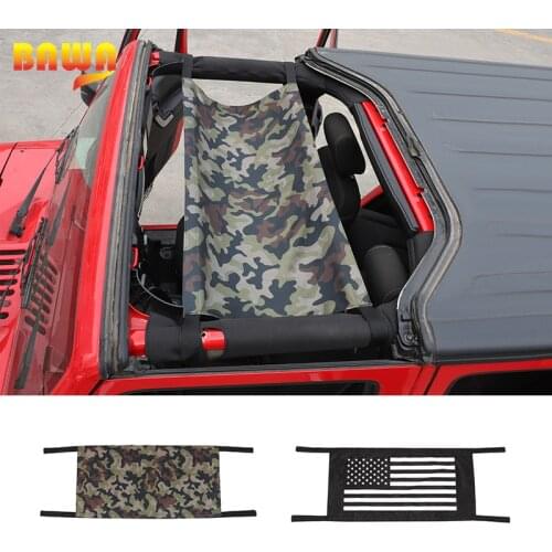 BAWA Car Hammock For Jeep Gladiator JT 2018 Car Roof Sunshade Hammock Top Bed For Gladiator JT 2019 2020 2021 Interior Parts