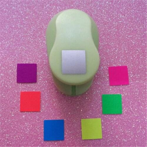 Free Ship 1 inch/1.8cm Square shape EVA foam punches paper punch for greeting card handmade DIY scrapbooking craft punch machine