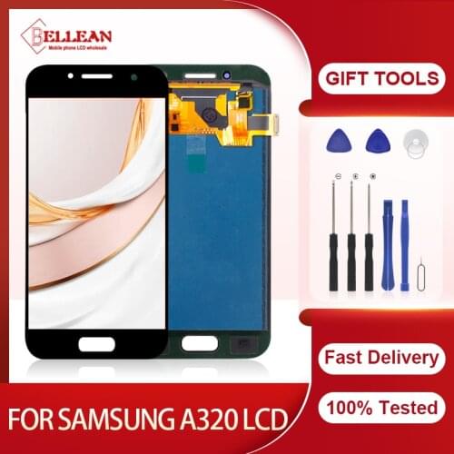 Catteny Original A3 2017 Display For Samsung Galaxy A320 Lcd Touch Screen Digitizer A320F Assembly With Tools