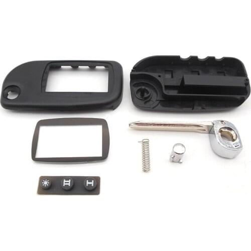 A9 switchblade key case for Starline A9 A6 A8 A4 uncut blade fob case cover A9 folding car flip remote