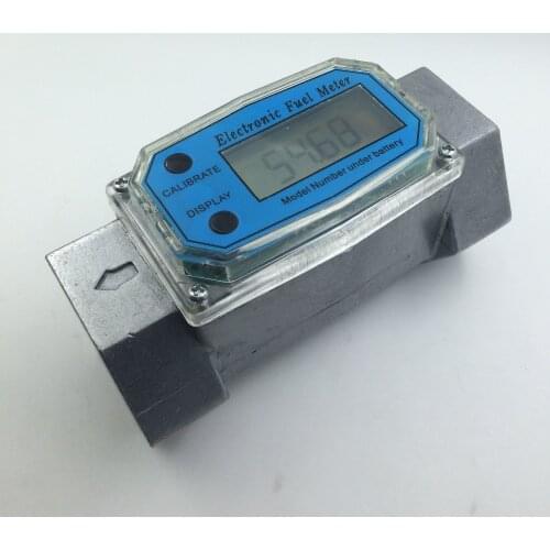 Digital Turbine Flow Meter petrol fuel gauge caudalimetro Flowmeter plomeria Pumping flow indicator sensor Counter DN40 G1.5