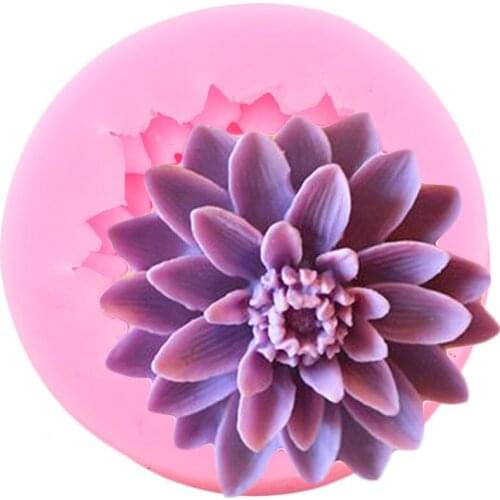 Daisy Silicone Mold Flower Sugarcraft Fondant Cake Decorating Tools DIY Baking Molds Candy Resin Clay Chocolate Gumpaste Moulds
