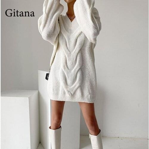 Модные вязаные платья Gitana China At AliExpress