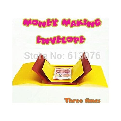 Money Making Envelope (Three times) - Magic trick,magic trick,close up magic, 2014 new magic trick