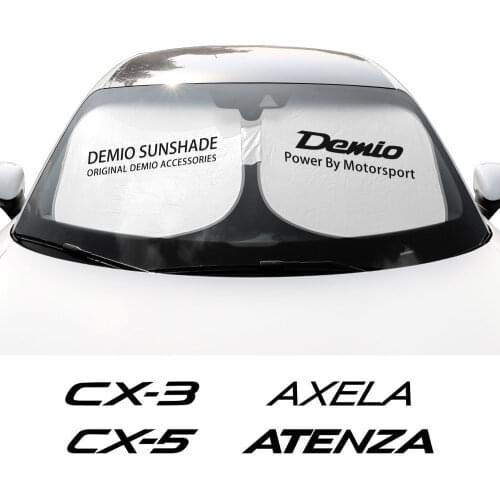 Car Windshield Shade Flodable Square Visor For Mazda 3 6 Atenza Axela CX3 CX5 Demio MPS MS Auto Protection Sunshade Accessories