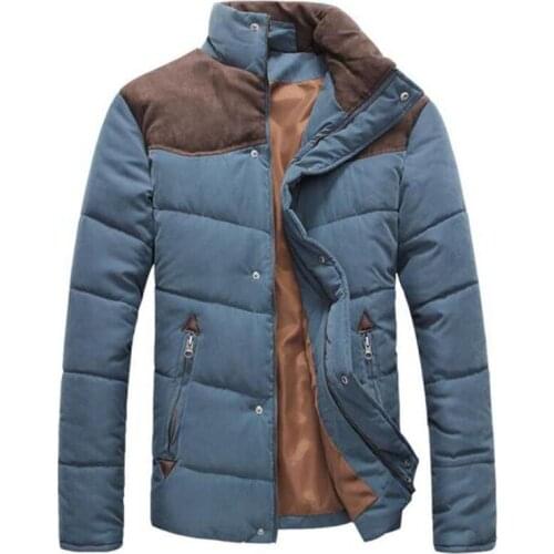 Men Outdoor Winter Warm Jackets Thicken Thermal Windproof Stand Collar Casual Coats Climbing Hiking Fishing Cardigan Jacket