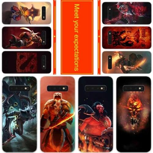 Soft Case for Samsung Note 20 10 9 8 TPU Silicone Cover Pack Note20plus Note10 Bumper Bag Shadow Fiend Dota 2 logo