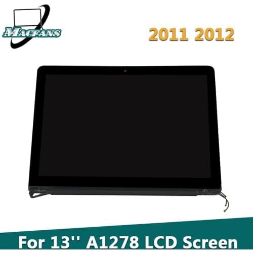 New Complete A1278 LCD Screen for MacBook Pro 13.3” A1278 Display Full Assembly MD101 MD102 EMC 2554 LCD Screen 2012 year