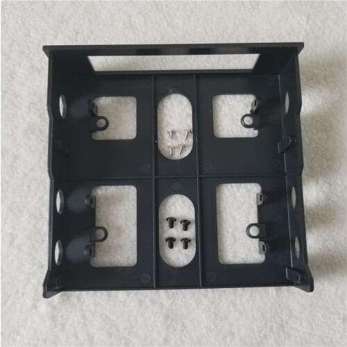 Optical Drive Bay to Soft Drive Bracket 5.25inch to 3.5cin Converter for Front Panel Hub Slot Case Frame Black