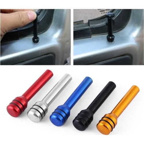 2 PCs Universal Aluminum Alloy Car Door Lock Pins Knob Truck Interior Door Lock Pull Pins Auto Decoration 5 Colors