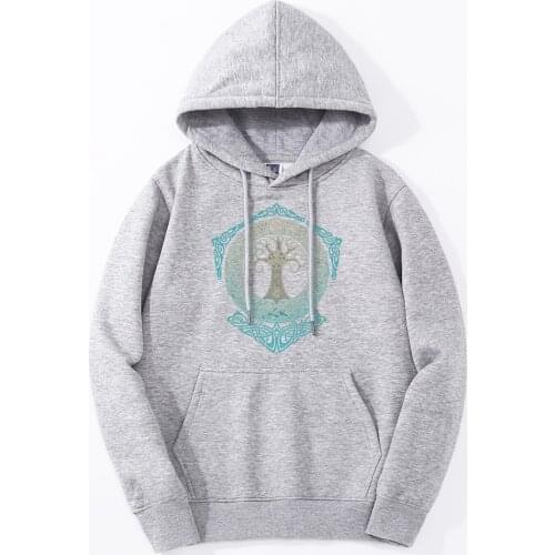 Yggdrasil Norse Mythology Viking Hoodie 2019 Spring Winter Warm Fleece Sweatshirt Men Fashion Hooded Vikings Fitness Streetwear