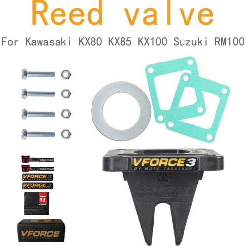 Reed Valve Cage V384A V Force Kawasaki KX80 KX85 KX100 For Suzuki RM100 And Motorcycles Modenas Dinamik 125 All Years Vforce