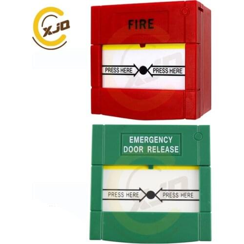 XJQ Resettable Emergency Exit Release Glass Break Fire Alarm switch Door Release Urgent Button Exit Release Switch