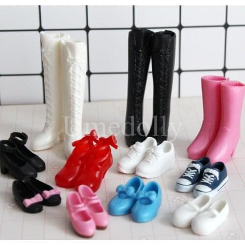 1 Pair 1/6 30CM ICY Blyth Shoes High-heeled Flats Doll Shoes for Blyth, Licca, Azone Dolls Accessories