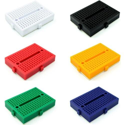 1pcs/lot SYB-170 Mini Solderless Prototype Experiment Test Breadboard 170 Tie-points 35*47*8.5mm